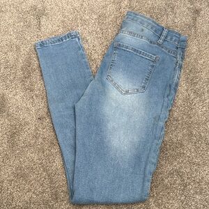 SHEIN Light Blue Skinny Jeans